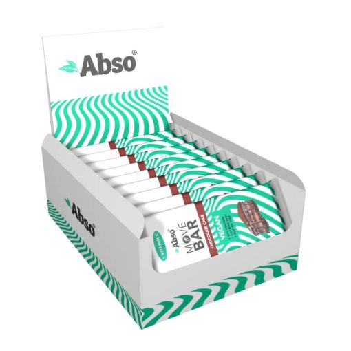 Abso Move Bar - Csokoládétorta ízű vegán fehérje szelet - 24 x 35 g / 24 db
