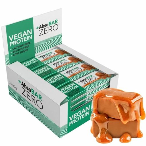 AbsoBar Zero - Sós-karamell, vegán fehérje szelet - 24 x 40 g / 24 db