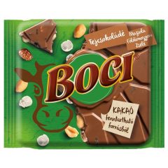 Boci Tejcsokoládé - Mazsola, földimogyoró, zselé - 90g