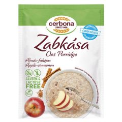   Cerbona glutén- és laktózmentes almás-fahéjas zabkása hozzáadott cukor nélkül 50 g