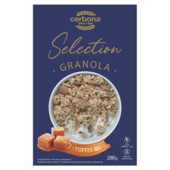   Cerbona Selection Toffee tejkaramellás ízű granola müzli 280 g