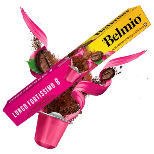 Belmio Café Lungo Fortissimo kávékapszula, 10 db/dobozos kiszerelésben