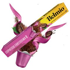   Belmio Café Espresso Fortissimo kávékapszula, 10 db/dobozos kiszerelésben